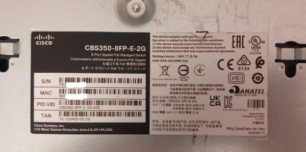 Cisco CBS350-8FP-E — изображение 2
